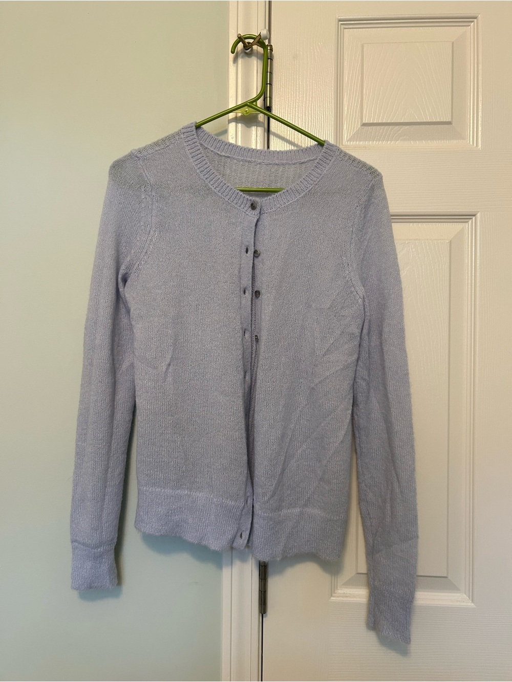 Light Blue Women's Cardigan Sweater